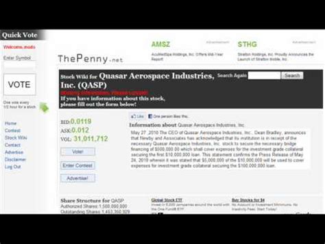https //www.qaksp.blogspot.com/qaksp.blogspot.com/|Quasar Aerospace Industries, Inc. (QASP).